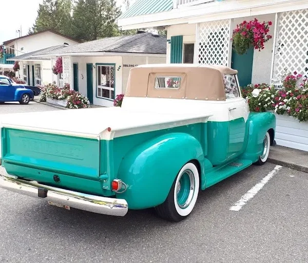 Deck View from the Apple Tree Inn, Radium Hot Springs, BC
