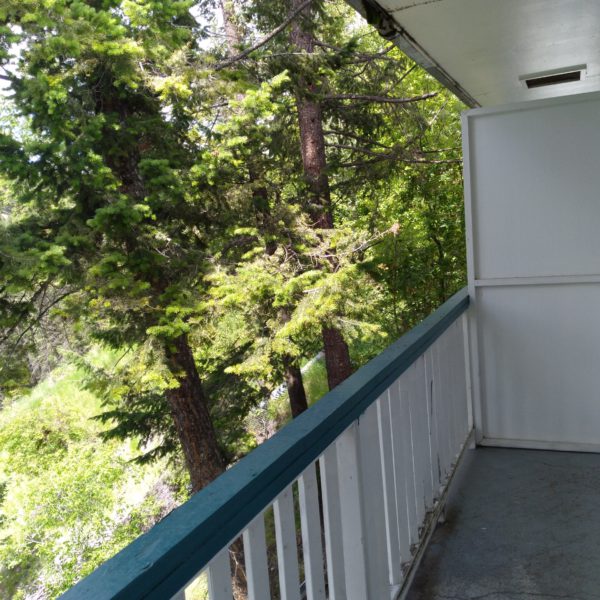 Deck View from the Apple Tree Inn, Radium Hot Springs, BC